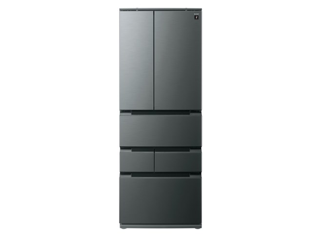 シャープ、生成AIサービス対応の薄型プラズマクラスター冷蔵庫「FiT63 