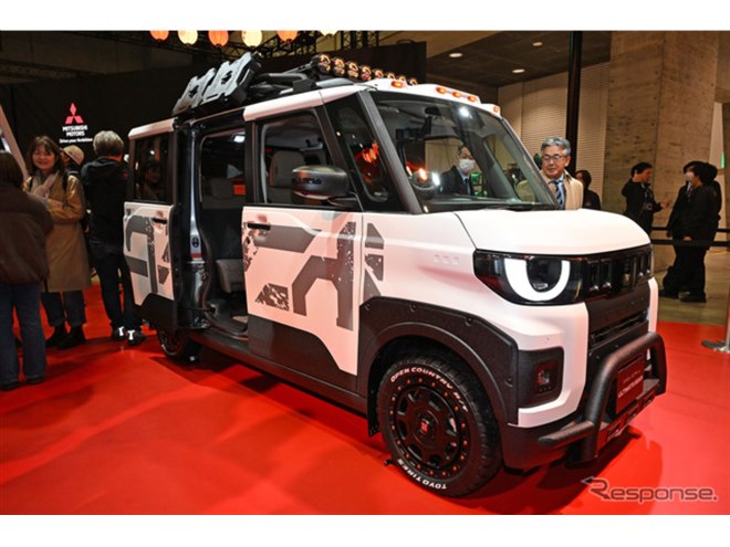 三菱「デリカ祭り」＆新型公開に大反響！ 東京オートサロンで「1番尖っ