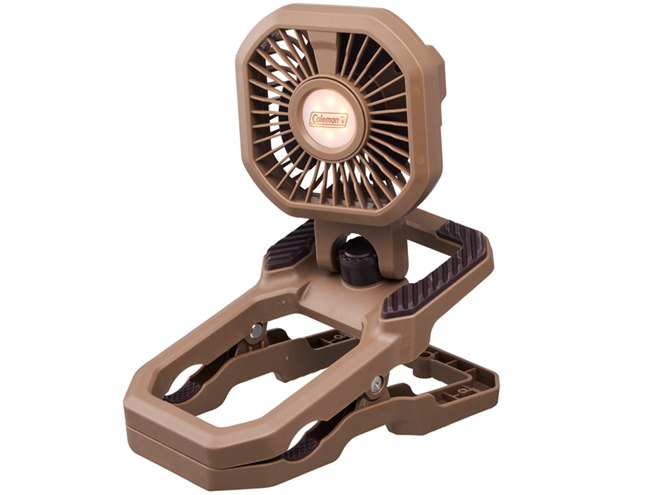 コールマン、アウトドアに適したLEDライト付き多機能ファン2モデル