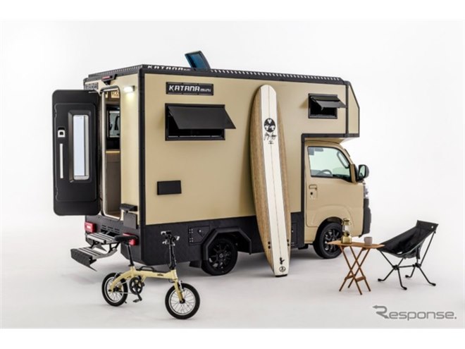 ダイハツ『ハイゼット』ベース、コンパクトで快適な軽キャブコン