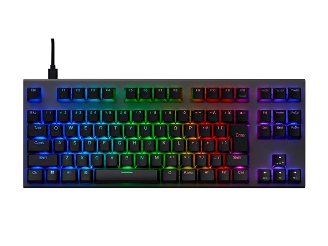 東プレ、ポーリングレート8000Hzのゲーミングキーボード「REALFORCE