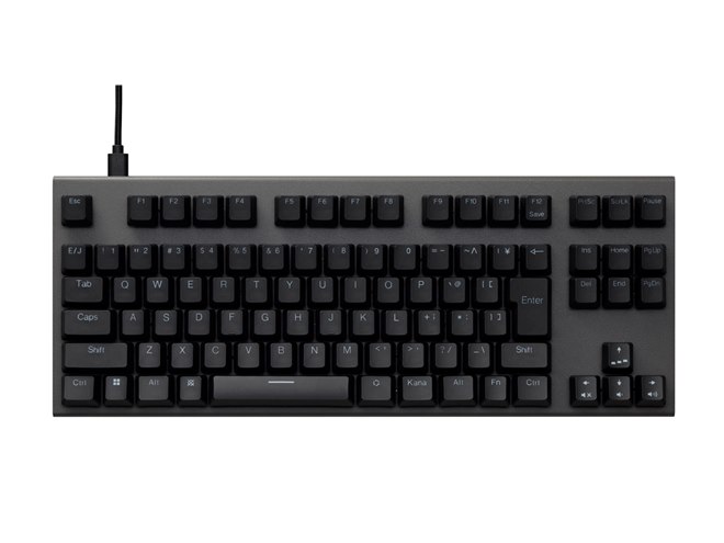 東プレ、ポーリングレート8000Hzのゲーミングキーボード「REALFORCE
