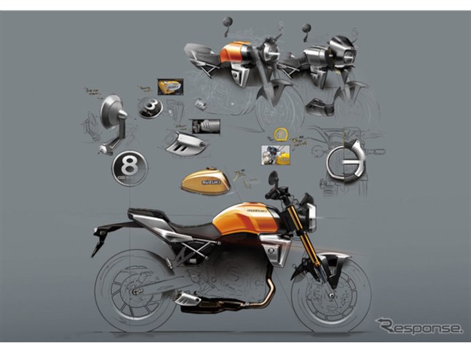 スズキの新型“おしゃれ”バイクが販売快調、これまでにないデザインを