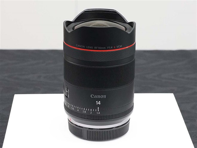 キヤノン、焦点距離14mm・開放F値1.4のフルサイズ対応超広角単焦点