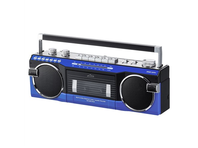 サンワサプライ、80年代レトロデザインのBluetooth搭載ラジカセに新色