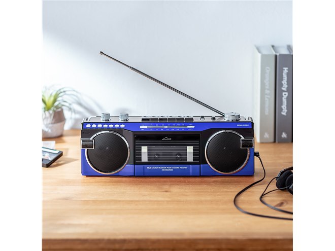 サンワサプライ、80年代レトロデザインのBluetooth搭載ラジカセに新色