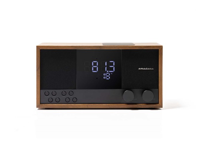 amadana RC20 Bluetooth FMラジオ スピーカー amadana、Bluetoothスピーカー機能搭載のクロックラジオ「RC20