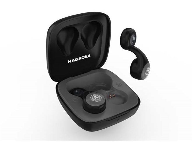 ナガオカ、イヤリングのようなスタイルのながら聴きイヤホン「NRING30