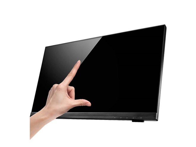 アイ・オー、10点マルチタッチ対応の21.5型フルHD液晶ディスプレイ