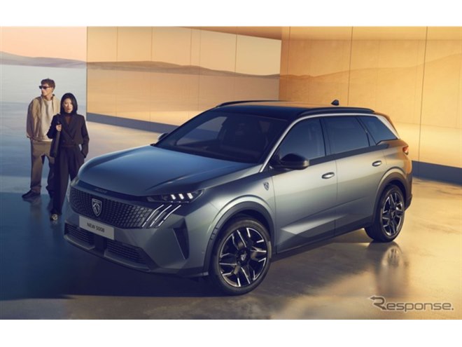 プジョー『5008ハイブリッド』新型発売、3列7シートSUV…581万円から