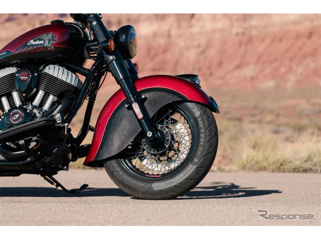 インディアン、創業125周年限定モデル4車種を発表 手作業の特別な塗装