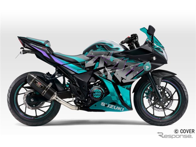 スズキが乗り物好きVTuber「輪堂千速」とコラボ！特別な『GSX250R』を