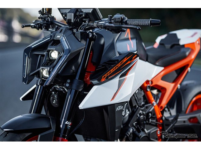 KTM『990 DUKE』に「R」登場！ 127psにパワーアップして4月発売…207万