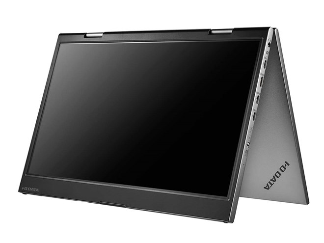 アイ・オー、2画面表示で作業が捗る14型デュアルモバイルモニター「LCD