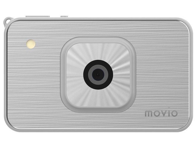 【美品】デジタルカメラ movio MSL600BE モスベージュ（アイボリー） ナガオカ、厚さ9.5mmで重量79gの薄型軽量デジカメ「movio MSL600