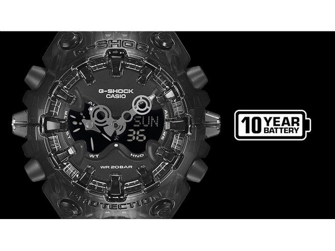 カシオ、Y2K時代のテック製品にインスピレーションを得たスケルトン