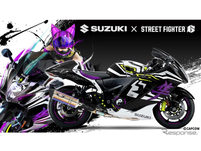 GSX1300R 隼　ハヤブサ ストリートファイター仕様 かっこよすぎやろ」スズキ『ハヤブサ』がストリートファイター6