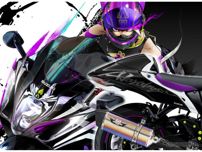 GSX1300R 隼　ハヤブサ ストリートファイター仕様 かっこよすぎやろ」スズキ『ハヤブサ』がストリートファイター6