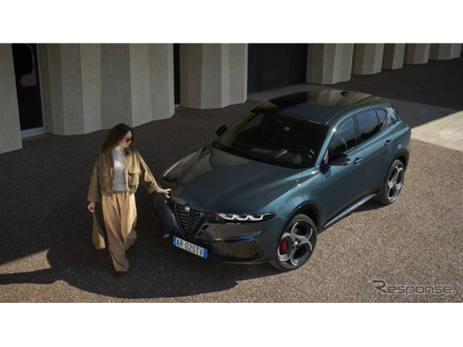 アルファロメオ『トナーレ』に改良新型、フロントデザイン刷新と走行