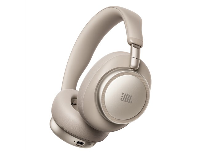 JBL、デザインを刷新したノイキャン搭載ワイヤレスヘッドホン「Live 