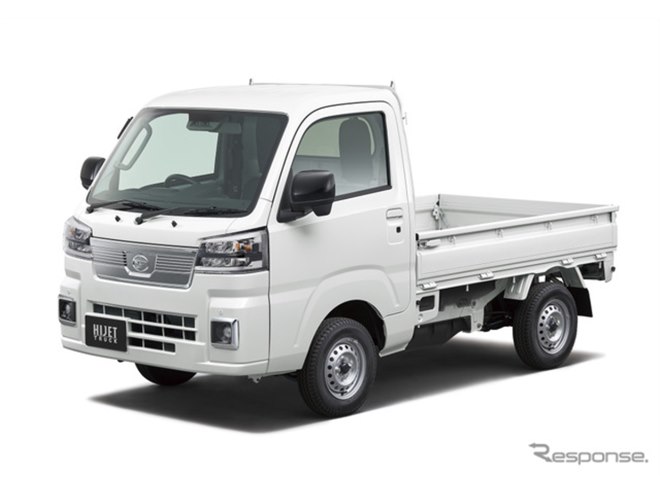 ダイハツ「ハイゼット トラック」改良、スマートアシストに自転車検知