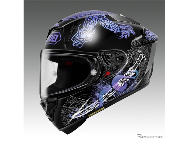 大蛇が乱舞！ SHOEI、フルフェイスモデル『X-Fiftee』に新グラフィック