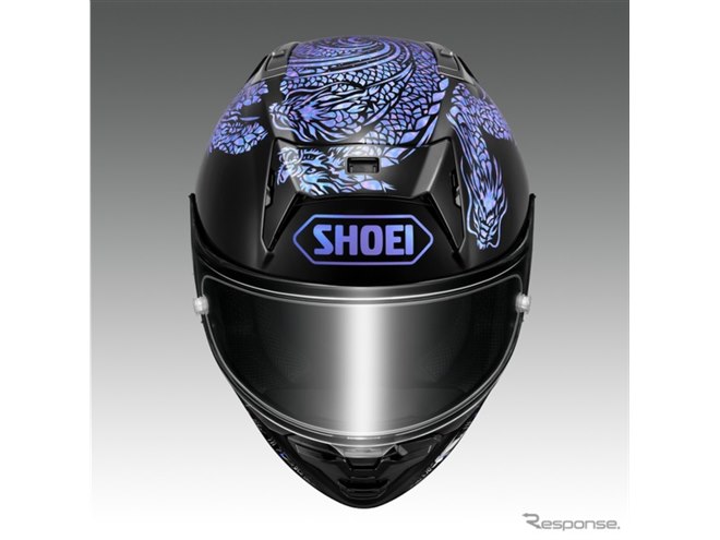大蛇が乱舞！ SHOEI、フルフェイスモデル『X-Fiftee』に新グラフィック