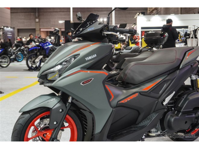 ヤマハは「スクーター祭り」!? “ターボ機能”搭載スクーター『AEROX ヤマハは「スクーター祭り」!? “ターボ機能”搭載スクーター『AEROX