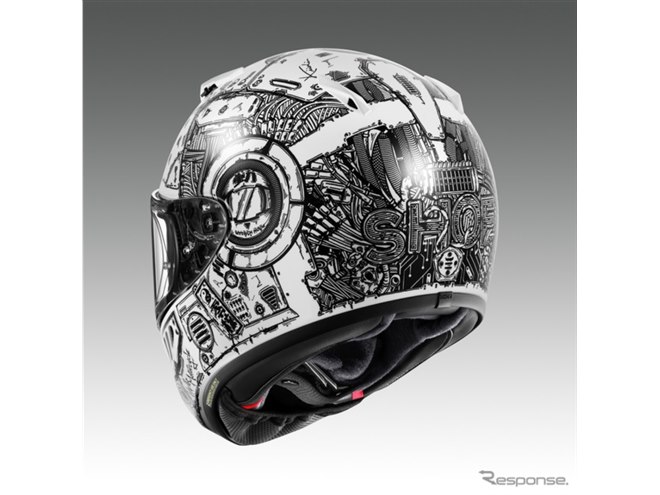 SHOEI『ワイバーン ゼロ』、アーティスト・Kiichi氏によるグラフィック