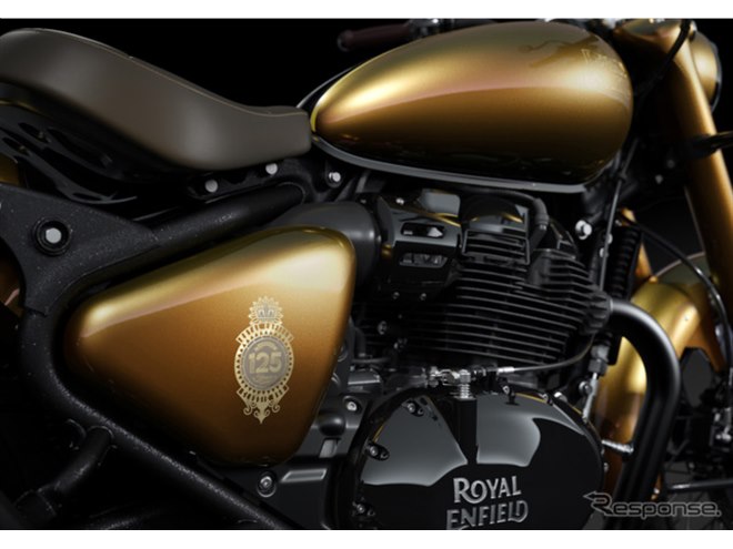 ロイヤルエンフィールド、125周年記念モデルと新型『ブリット650』を ロイヤルエンフィールド、125周年記念モデルと新型『ブリット650』を