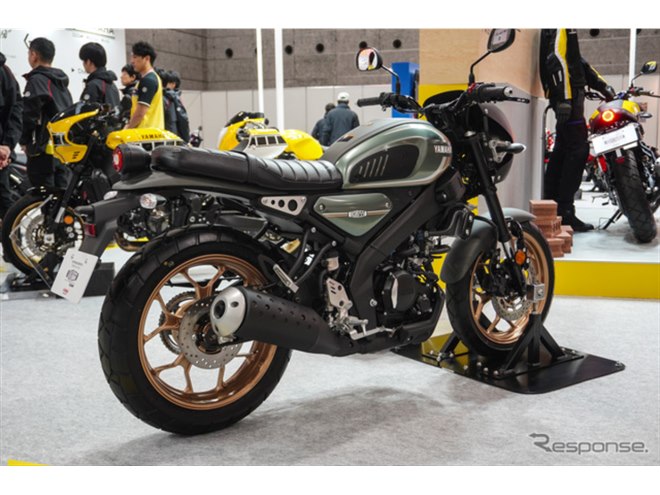 ヤマハ　XSR155　実働車両　大阪 ヤマハ、「XSR155」を2026年夏以降発売へ 大阪モーターサイクルショー