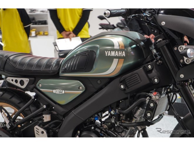 ヤマハ　XSR155　実働車両　大阪 ヤマハ、「XSR155」を2026年夏以降発売へ 大阪モーターサイクルショー