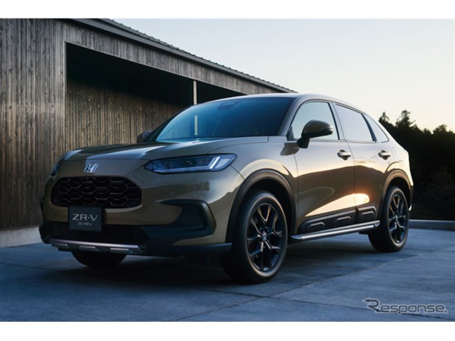 ホンダ『ZR-V』一部改良、ハイブリッド車のみに統一…新グリルの採用や