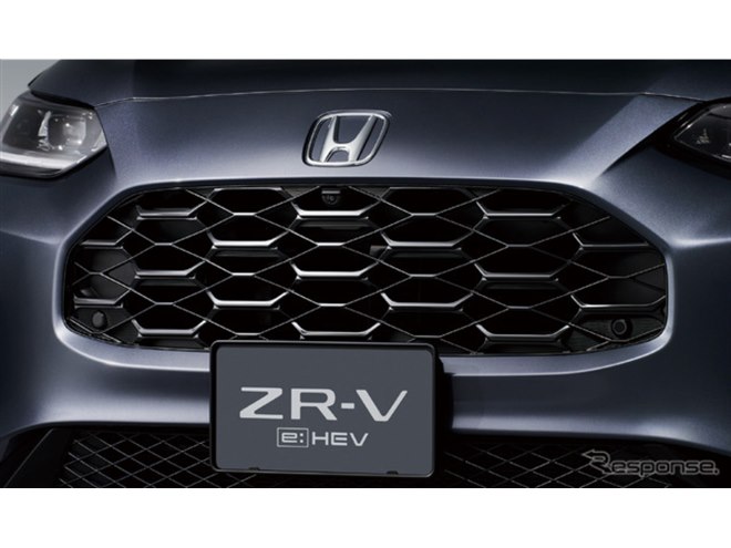 ホンダ『ZR-V』一部改良、ハイブリッド車のみに統一…新グリルの採用や