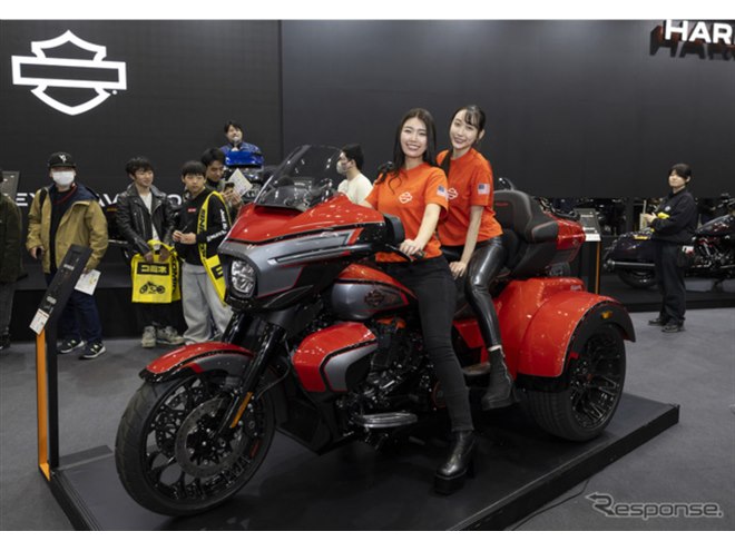 普通自動車免許で乗れる」新型ハーレーが日本初公開「二輪免許なくても