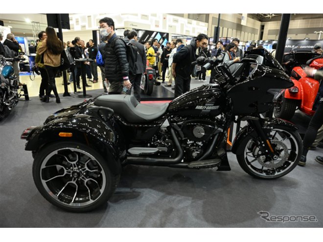 普通自動車免許で乗れる」新型ハーレーが日本初公開「二輪免許なくても 普通自動車免許で乗れる」新型ハーレーが日本初公開「二輪免許なくても