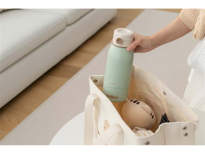 BLUEFEEL、ボトルタイプで100度まで沸かせる充電式電気ケトル「Heat100