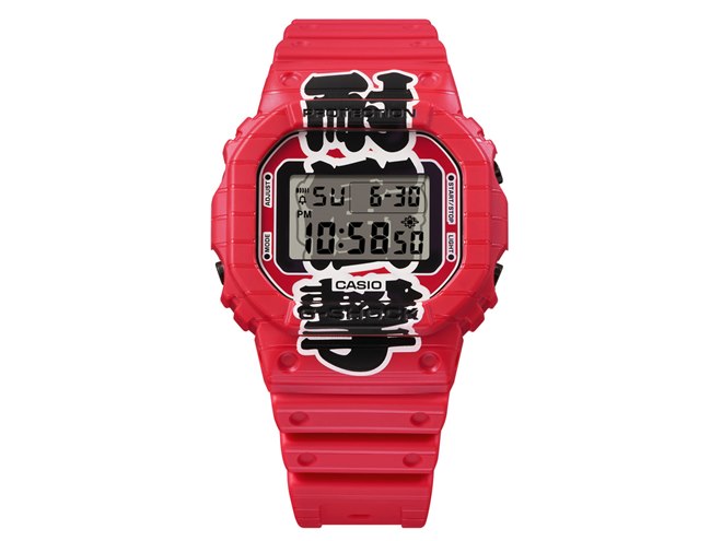 アサヒ　G-SHOCK ウィルキンソン　120周年限定デザイン　赤 メルカリ