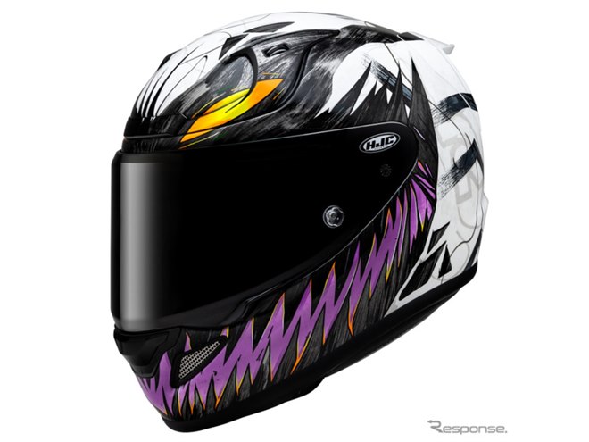 アンチヴェノム」がフルフェイスヘルメットに、HJC『RPHA 12 アンチ 