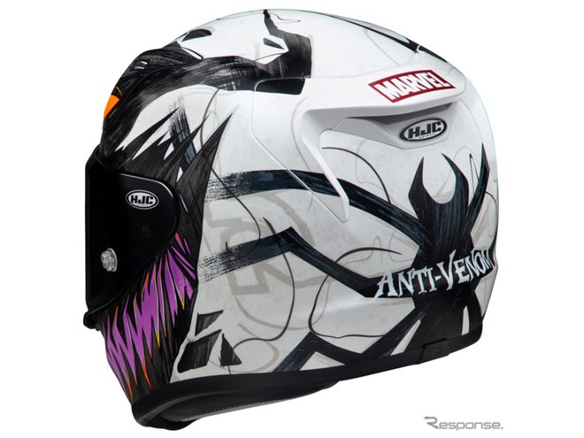 アンチヴェノム」がフルフェイスヘルメットに、HJC『RPHA 12 アンチ