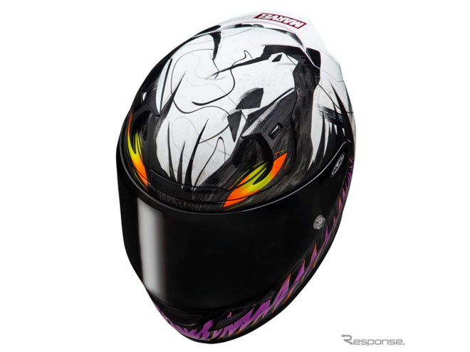 アンチヴェノム」がフルフェイスヘルメットに、HJC『RPHA 12 アンチ