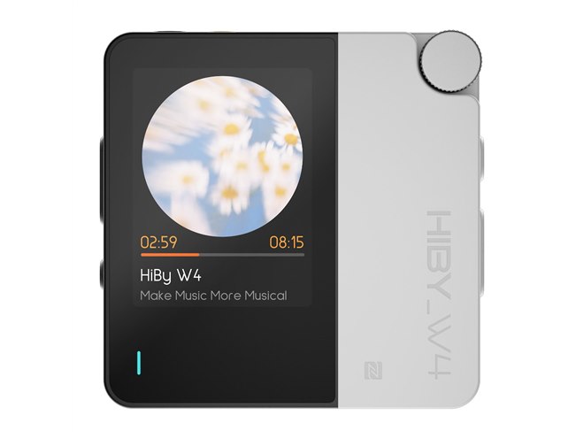 HiBy、USB・Bluetooth両対応のカラータッチスクリーン付きポータブル