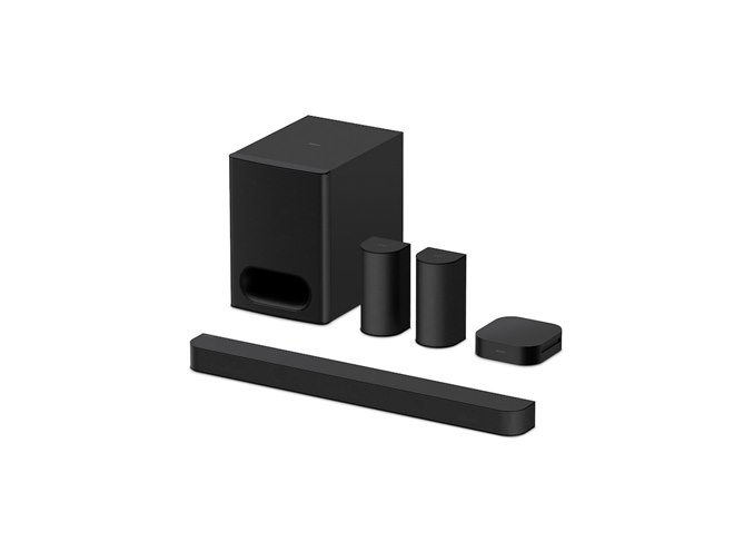 ソニー、リアスピーカーとサブウーハーが付属する5.1chリアル