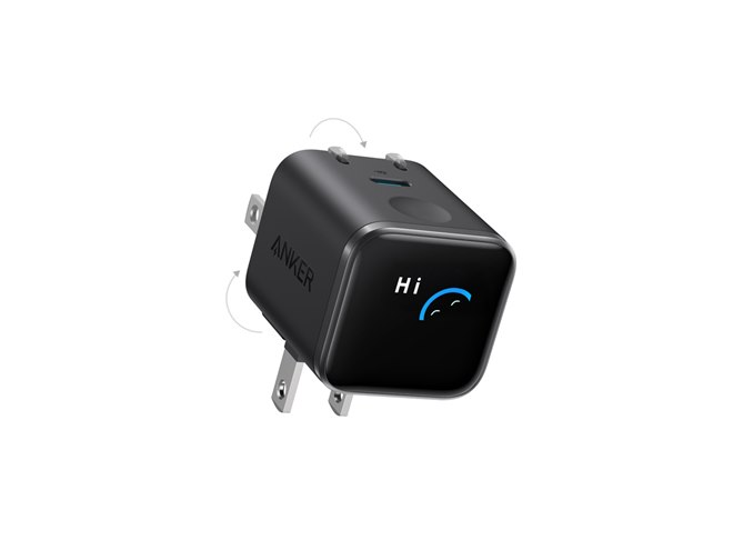 Anker、iPhoneのモデル名を充電器の液晶画面に表示する「Nano Charger