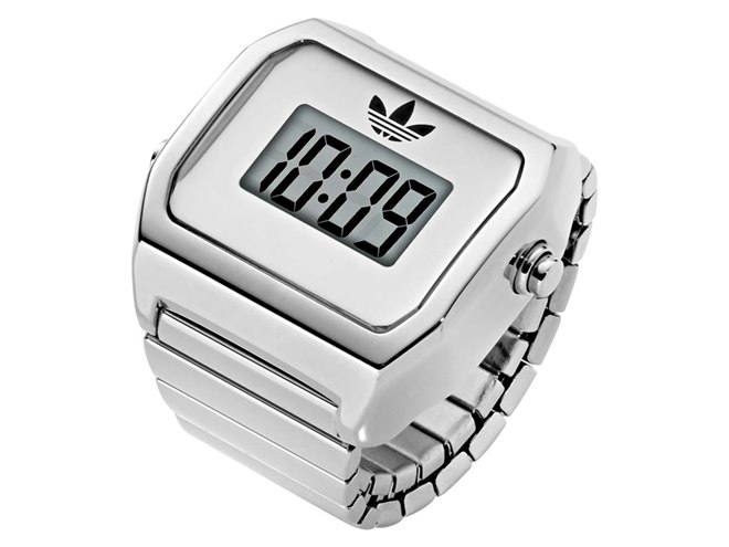 アディダス adidas DIGITAL TWO RINGデジタル ツー リング アディダス、指に装着する初のリングウォッチ「DIGITAL TWO RING