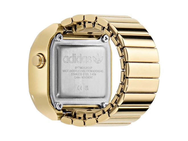 アディダス、指に装着する初のリングウォッチ「DIGITAL TWO RING