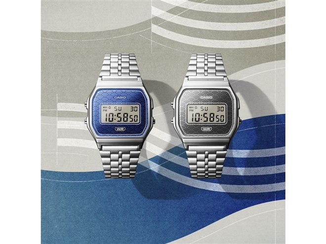 カシオ、青海波を文字板に採用した日本製モデルなど「CASIO CLASSIC