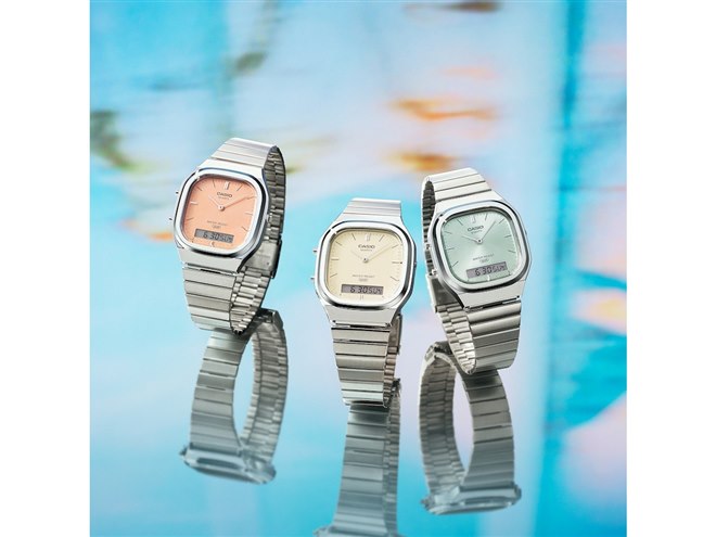 カシオ、青海波を文字板に採用した日本製モデルなど「CASIO CLASSIC
