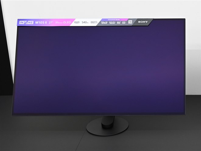 ソニー、540Hz駆動と独自の残像抑制機能を搭載した27型有機EL