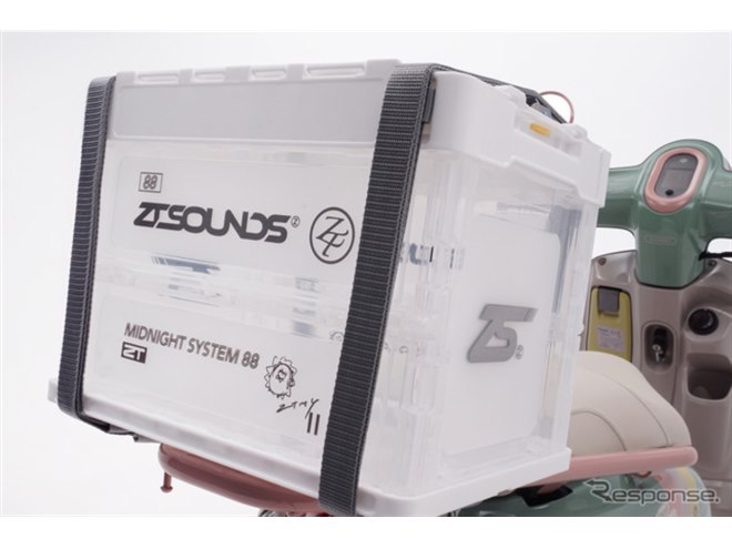 Z世代向けコラボ、「ずっと真夜中でいいのに。」仕様の新型スクーター